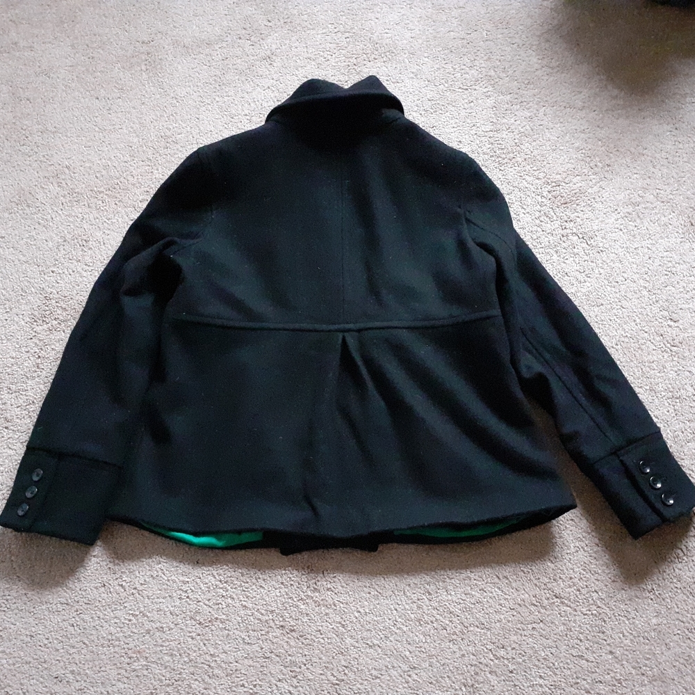 Old Navy Black Wool Jacket L - Picture 2 of 8